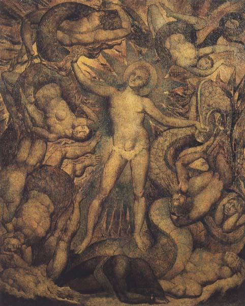 The Spiritual Form of Nelson guiding Leviathan (mk47), William Blake